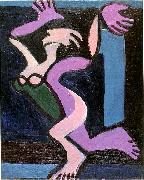 Ernst Ludwig Kirchner, Dancing female nude, Gret Palucca